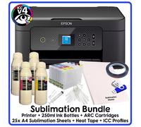Sublimation Bundle: Epson XP-3200 All-in-1 (Various Bundle Options)