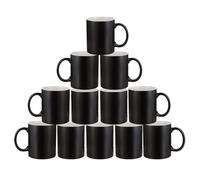 Sublimation Colour Changing Mugs | Heat Sensitive Ceramic Mug | Perfect for Birthdays, Christmas, Special Events, and Custom Designs | Fine Quality Sublimation Blanks | Set of 12