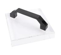 Sublimation Cooling Block, Premium Transparent Heat Absorbing Cooling Tool with Ergonomic Handle for Heat Press Projects 4.72x4.72 Inch Crafting Accessory