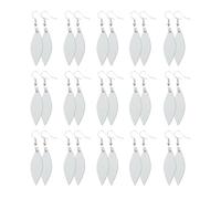 Sublimation Earrings Unfinished Wood Dangle Love Pendant Hook for Jewelry Making Craft Heat Transfer