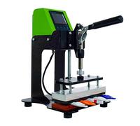 Sublimation Heat Press Manual 10 In1 Clamshell Pen Heat Press Machine For Heat Transfer Custom Logo On Plastic Pen Hot Stamping In Size Of DIA 10-11mm Printing Press (Color : Groen)