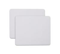Sublimation Mouse Pads Blank Rectangular White | Anti-Slip Rubber Mouse Mat for Office Laptop Computer Gaming | Transfer Heat Press Printing Crafts 23 x 19 x 0.3cm Polyester Rubber (2-Pcs)