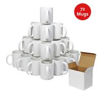 MonsterShop 72 White 11Oz Mugs & Gift Boxes