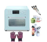 Sublimation Oven 16L with Digital Display, 1400W, Air Heating Technology and 360° Heating for Mugs, Tumblers, Cups, and Water Bottles