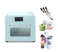 Sublimation Oven Machine for Sublimation Blanks Mugs Tumblers Cups Water Bottles - 16L Light Convection Oven, 1400W for Bulk Printing of Sublimation Mugs & Cups