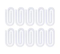 Sublimation Paper Clips, 10 Pack Blank Bookmarks Large Fasteners Office Accessories Diary Planner Book Document Folder Notepad Creative Supplies Personalized