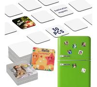 Sublimation Refrigerator Magnet Blanks Custom Picture Magnets Personalized Sublimation Magnets Blanks Bulk Products DIY Craft Gifts for Fridge Home Kitchen Office Decorative