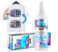 Sublimation Spray for Cotton 100ML Bright Fabric Spray Adhesive for All Including Polyester Carton Tote Bag Pillows Waterproof Quick Drying Brighter & More Vibrant Colors