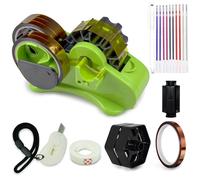 Sublimation Thermal Tape Dispenser Set Pre-Cut Multi Rolls 4 Inch for Heat Transfer Machine and Juicer 1+3 Inch Core