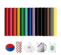 Sublimation Transfer Ink Paper - Solid Color Sublimation Transfer Sheets for Tumbler T-Shirts Mugs,Pre-Printed Sublimation Paper for Cricut Heat Press Mug, 14pcs,12" x 10"