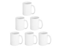 Sublimation White Coated 15oz Coffee Mugs Plain Blank Heat Press Printing Ceramic Cups with Boxes(60)