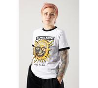 Sublime Ringer T Shirt 40oz to Freedom Band Logo Official Unisex White M