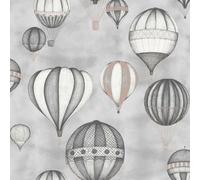 Sublime Balloon Fiesta Graphite Grey and Rose Gold Paste The Paper Wallpaper