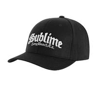 Sublime Baseball Cap Long Beach CA Logo Official Black Strapback One Size