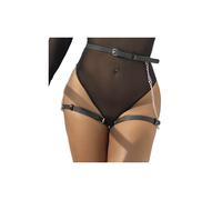 Sublime Black Leather Belt Harness - Adjustable One Size Fits All, Size Unique size, Poids 0.144 Kg, Color Black