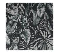 Sublime Exotique Large Scale Palm Leaves Grey & Green Tropical Wallpaper (WAS 15.99)