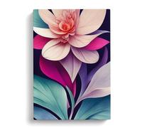 Sublime Flower Art Canvas Print | Gallery Wrapped 30mm Frame Wall Art | 30x20 inches | Ready to Hang | Modern Floral Picture | Living Room Bedroom Lounge Office