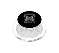 Sublime Glacier Butterfly Cool Blue Ornamental Celestial Art PopSockets PopGrip for MagSafe