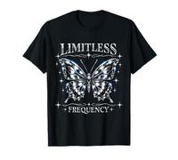 Sublime Glacier Butterfly Cool Blue Ornamental Celestial Art T-Shirt