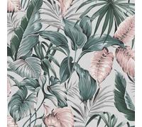 Sublime Leaves Exotique Light Grey Wallpaper (WAS 20.49)