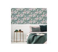 Sublime Leaves Exotique Light Grey Wallpaper