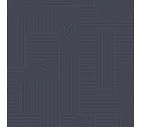 Sublime Mindful Living Floral Navy Wallpaper | Paste The Wall Application | White Floral | 10M Roll