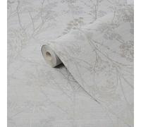 Sublime Pale Gold Hedgerow Smooth Wallpaper Sample