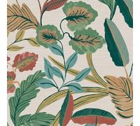 Sublime Paradise Art Floral Neutral Wallpaper | Paste The Wall Application | White Floral | 10M Roll
