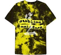 Sublime Praying Skeleton Official Tee T-Shirt Mens Unisex (XX-Large) Yellow