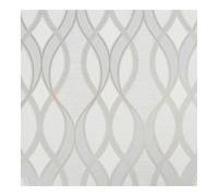 Sublime Light Grey Ribbon Geometric Smooth Wallpaper