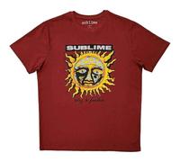 Sublime T Shirt GRN 40 Oz Band Logo Official Unisex Red M