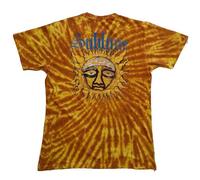 Sublime T Shirt Sun Face Band Logo Official Unisex Tie Dye Orange L