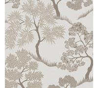 SUBLIME TREES NATURAL GOLD WALLPAPER, Brown