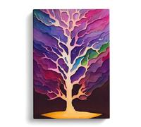 Sublime Tree No.1 Canvas Print | Gallery Wrapped 30mm Frame Wall Art | 30x20 inches | Ready to Hang | Abstract Landscape Picture | Living Room Bedroom Lounge Office