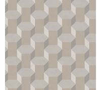 Sublime Vintage Geometrics Neutral Geometric Wallpaper - Natural Wallpaper - Paste The wall - Contemporary Vintage Geometric Hexagonal textured vinyl design - Feature or 4 wall design