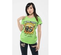 Sublime Women's 40oz To Freedom Skinny Fit T-Shirt in Green | Size: Medium