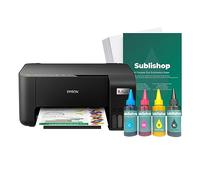 Sublishop Converted Sublimation Printer Epson EcoTank ET-2862 Compatible - Plug and Print Starter Bundle (Upgraded from ET-2810)