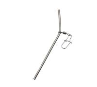 SUBLXPoten Anti Tangle Booms Tube 50Pcs Fishing Balance Connectors 5/7/9CM Small Style Brass Tube Fishing Tackle Anti-Tangle Feeder Boom Fish Accessories(7CM)