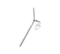 SUBLXPoten Anti Tangle Booms Tube 50Pcs Fishing Balance Connectors 5/7/9CM Small Style Brass Tube Fishing Tackle Anti-Tangle Feeder Boom Fish Accessories(5CM)