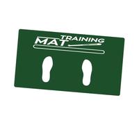 SUBLXPoten Baseball Hitting Mat Baseball Hitting Mat Correct Posture with Toes Facing Place Outdoor Exercise Pad for Swing Family Training Softball(Green)