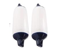 SUBLXPoten Boat Fenders 2PCS Inflatable Boat Fender Boat Anchor Fender Buoy Yacht Fenders UV Protection Ribbed Bumper Boat Accessories
