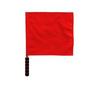 SUBLXPoten Football Referee Flags 32x36cm Soccer Football Referee Flag Fair Play Sports Football Flag(Red)