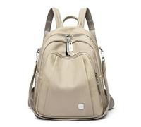 SUBLXPoten Leather Backpack Women Soft Leather pack 3 In 1 Lady Bookbag | Female Travel Bagpack Shopper Shoulder Bag Large Capacity Rucksack(Windbreaker color)