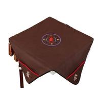 SUBLXPoten Mahjong Mat Large Size Mahjong Table Mat Reduce The Noise Board Game Mah-Jong Silence Home Party Square Cloth 1.1 * 1.1m(Coffee 110X110cm)