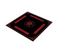SUBLXPoten Mahjong Mat Tablecloth Noise Reduction Mahjong Table Mat for Poker Domino Mah Jongg Games Anti-slip Square Playmat Cover for Card(70cm A)