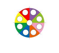 SUBLXPoten Play Parachute Play Parachute Rainbow Outdoor Games Fun Tent Cooperative Team Building Activities Multicolored Play Tent(3M Parachute)