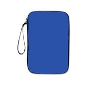 SUBLXPoten Table Tennis Bat Cover Square Shape Table Tennis Racket Bag Big Capacity Case for Double Rackets Set and Accessories(Blue)