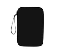 SUBLXPoten Table Tennis Bat Cover Square Shape Table Tennis Racket Bag Big Capacity Case for Double Rackets Set and Accessories(Black)