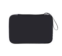 SUBLXPoten Table Tennis Bat Cover Table Tennis Racket Case Big Capacity Waterproof Ping Pong Paddle Container Bag Black Red Blue(Black)
