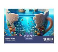 Submarine Home Improvements SeaWorld Unique 1000 Piece Jigsaw Puzzle for Adults Colourful Puzzling, Challenging & Brainteasing Adult Jigsaws Fun Activity for Home38x26cm/1000pcs